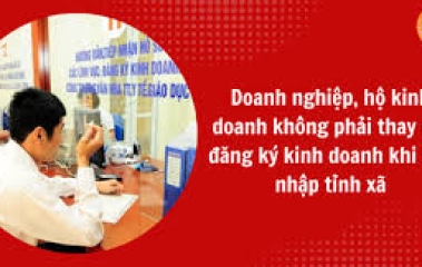 Sau khi sáp tỉnh thành thì có cần phải thay đổi Giấy chứng nhận đăng ký doanh nghiệp hay không?